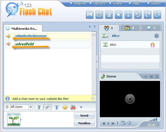 Add A Room - User Manual of 123 Flash Chat Server Software Version 9.6