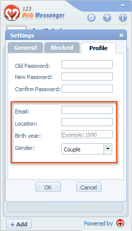 Enable profile editing